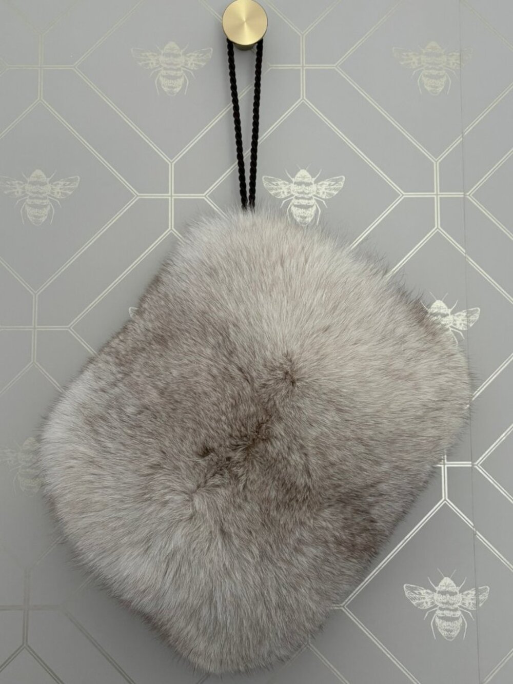 Silver Fox Large Pillowed Muff
